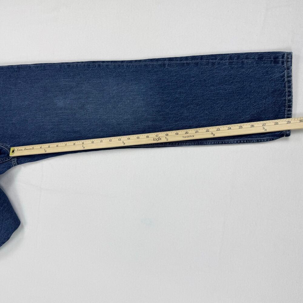 Everlane Women's 90's Way High Straight Leg Jean Size 25 Long Mid Indigo - Picture 14 of 16